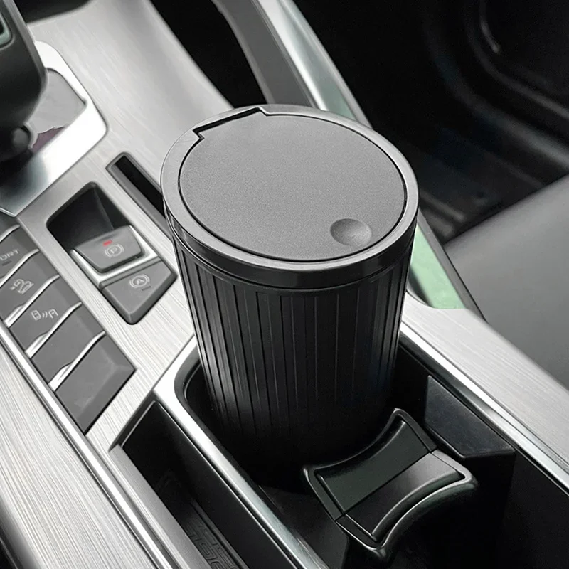 Mini Car Trash Bin Can Auto Dust Organizer Rubbish Bag Garbage Container Storage Box Car Interior Bucket Auto Accessories
