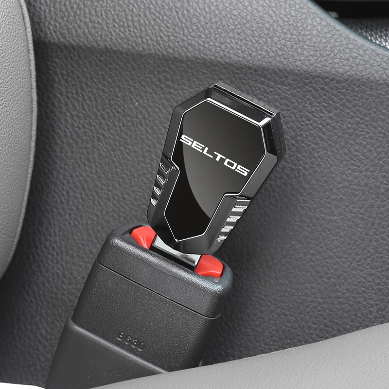 1 pcs Car Seat Belt Clip Extension Plug Metal Seatbelt Extender Accessories for KIA SELTOS