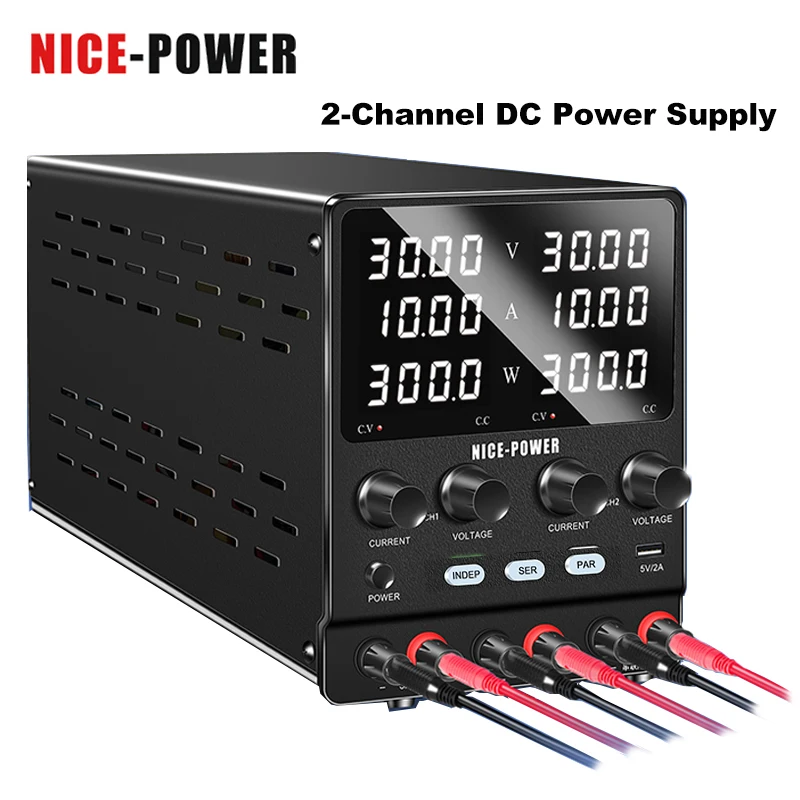 HighPrecisionDualChannelDCPowerSupply30V10A5ASeriesAnd