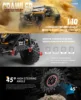 1:10 Wltoys Remote Control 104026 4wd With Electric Winch Off-Road Vehicle Wrangler Replica Alloy Differential Lock Xmas Gift 6