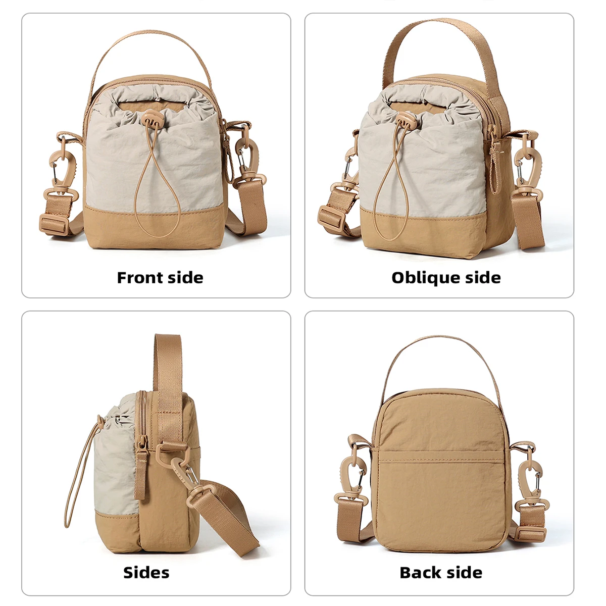 Workwear-Style Parent-Child Bag for Women, 2025 New Model, Outdoor Camping Sports Phone Tissue Crossbody Bag, Compact Water Bottle Bag for Women