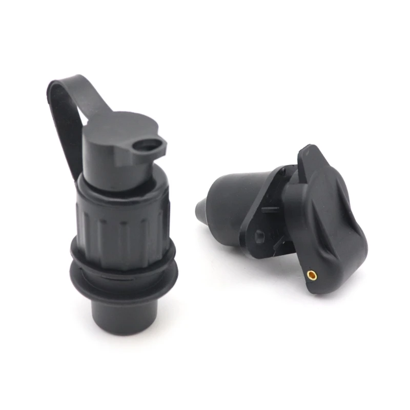 

28GB Trailer Connector Round Hole 3Pin 12V Wire Harness Adapter Plug Connector