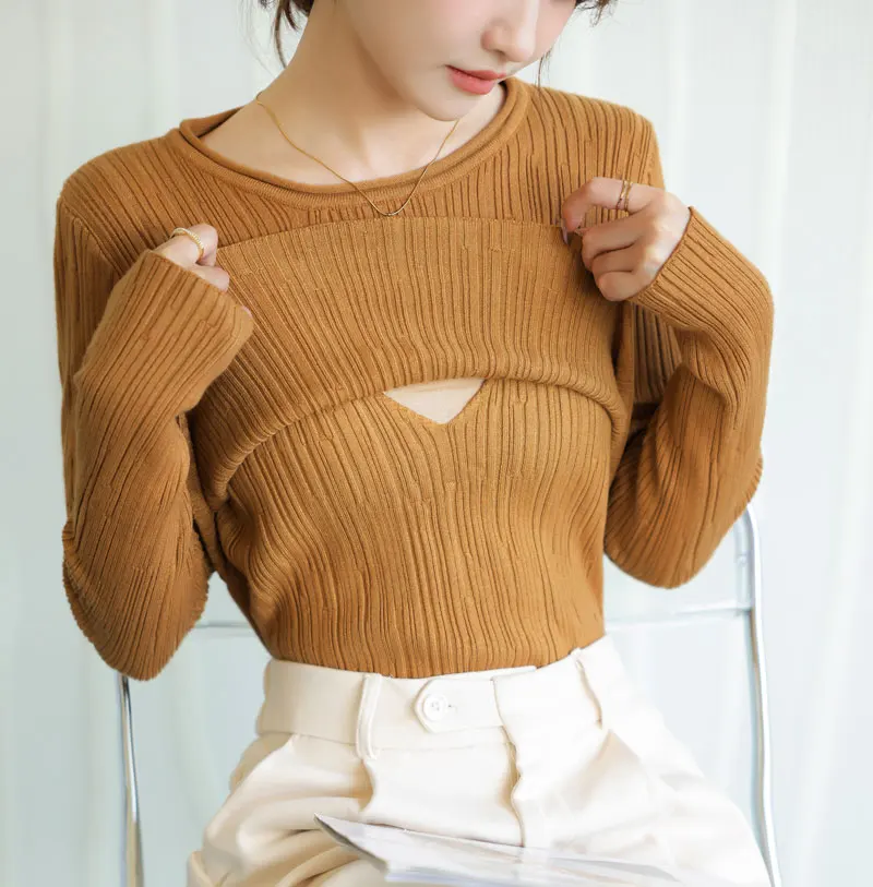 

Pregnant Woman Winter Clothes Thick Warm Solid Color Long Sleeve Maternity Lactation Sweater Breastfeeding Knitwear Nursing Tops