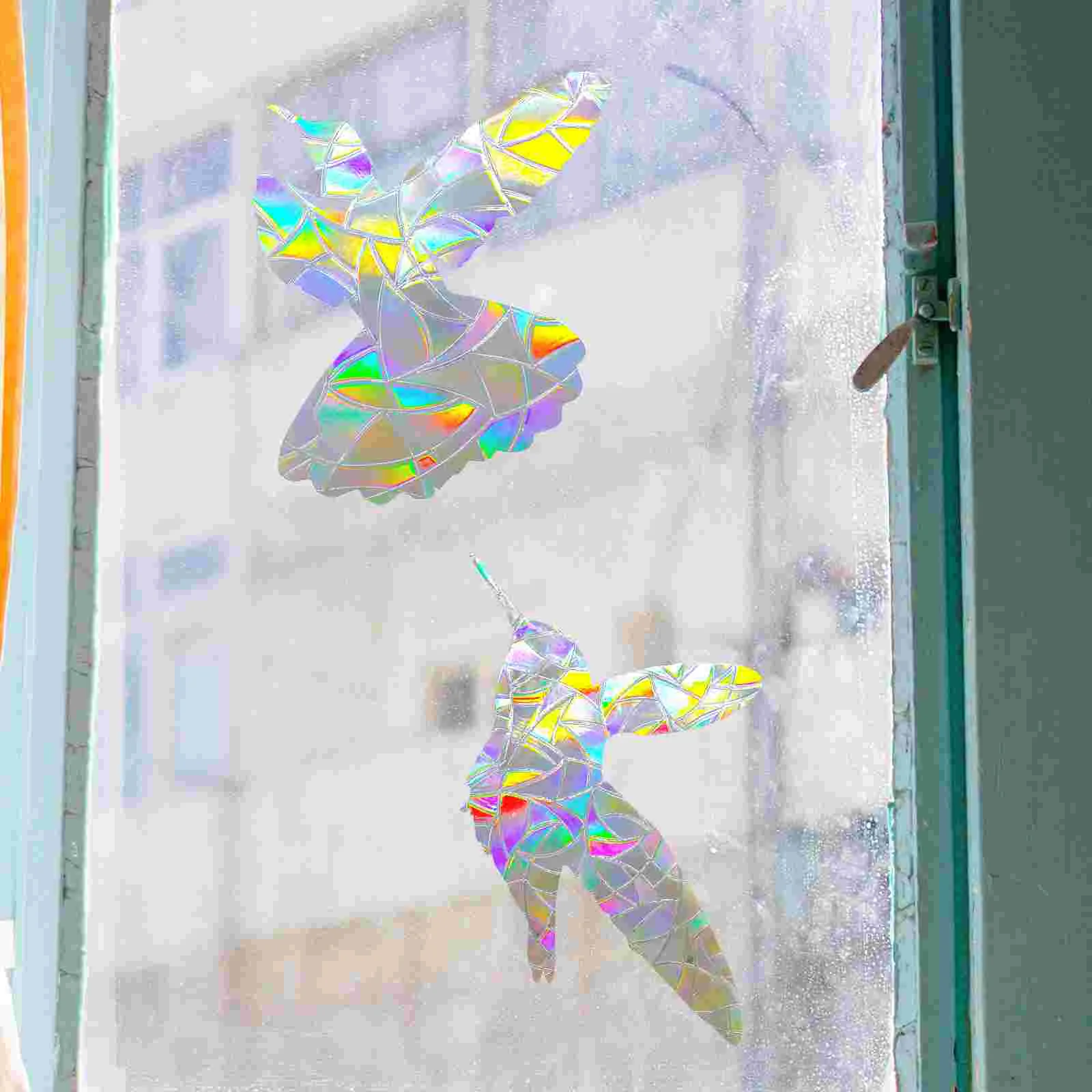 

1 Set Window Clings Static Window Clings Hummingbird Window Clings Bird Decals