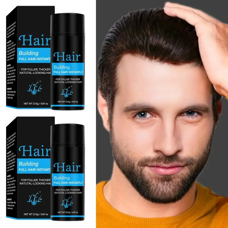 Black Hair Fiber Spray Roots Hair Thickening Powder Building Fibers Thickening Spray Growth Fiber Care