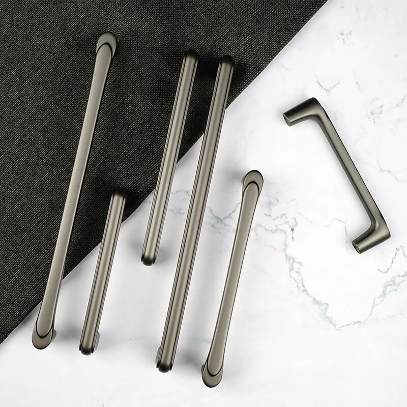 Tiradores De Cocina Ocultos Manijas De Armario Dorados Tirador De Puerta Invisible Para Muebles Aleación De Aluminio Tiradores Modernos Para Cajones De Dormitorio, Con Tornillos (Length 80mm