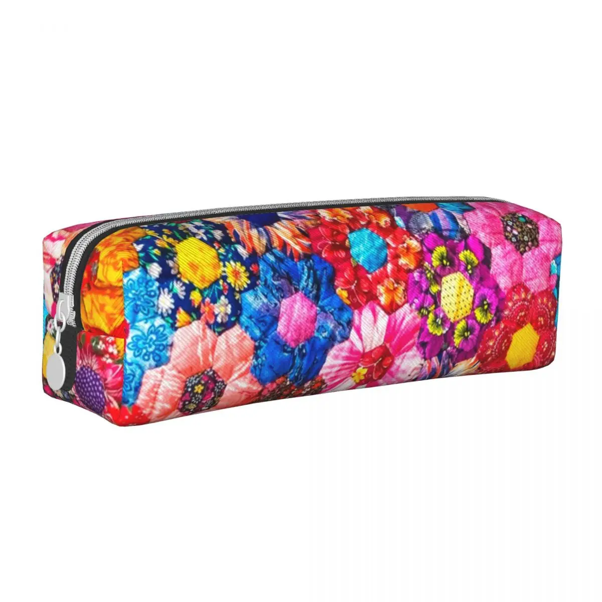 

New Retro Flowers Patchwork Pencil Cases Pencilcases Pen for Girl Boy Big Capacity Bag Students School Zipper Stationery