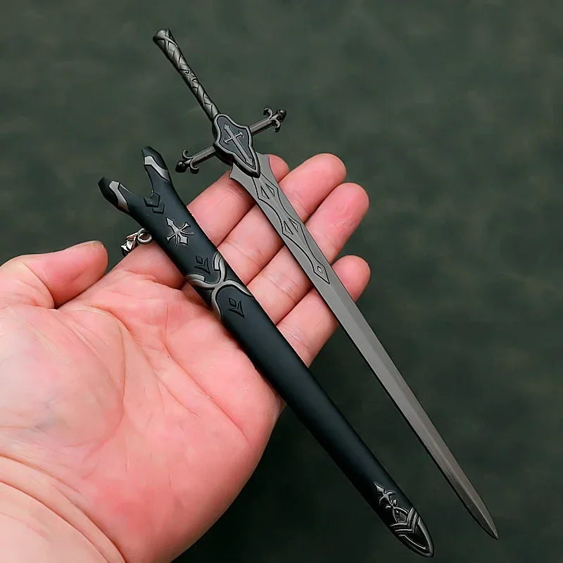 Fate/stay Night Anime Peripheral Weapon Siegfried Balmunk Dargon Altria Pendragon 22cm Uncut Metal Weapon Model Ornament Boy Toy cosplay sword cosplay prop cosplay toy