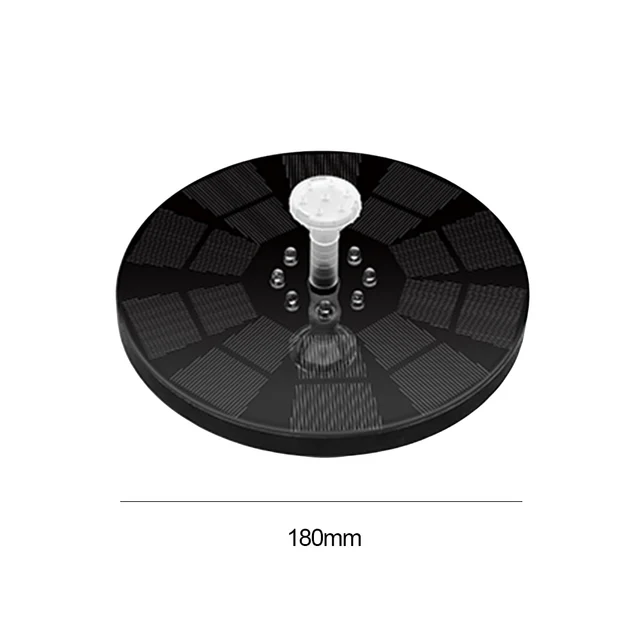 Napelemes Panel Készlet Vízszivattyú 3W -Os Öntözés Merülő Szivattyú 1600Mah Akkumulátor Színű Led -Es Lámpákkal Kerthez/Tó/Medence/Haltartály - Image 6