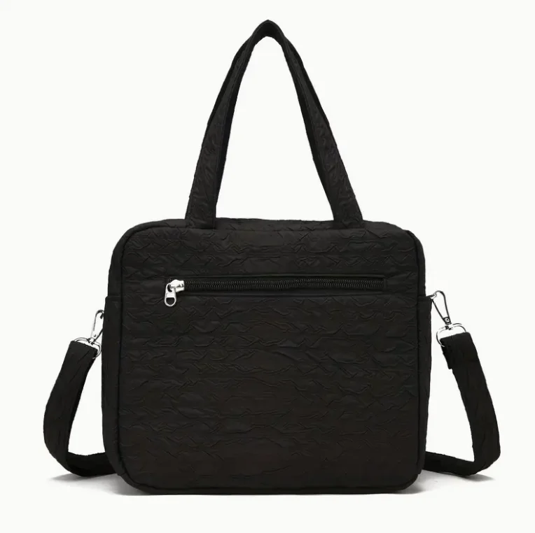 Stylish Quilted Diaper Bag for Moms - Versatile Shoulder & Crossbody Design, Lightweight & Spacious Perfect for Everyday Use - 2