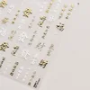 Chinese New Year Style Rich & Good Luck Letter 3D Self Adhesive Nail Art Stickers Manicure Decals High Quality 5