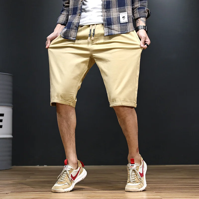 

Mens Shorts Streetwear Masculino Pantalones Hombre Men Bermudas Cotton White Black Khaki Blue Summer Short Plus Size 5XL 6XL 7XL