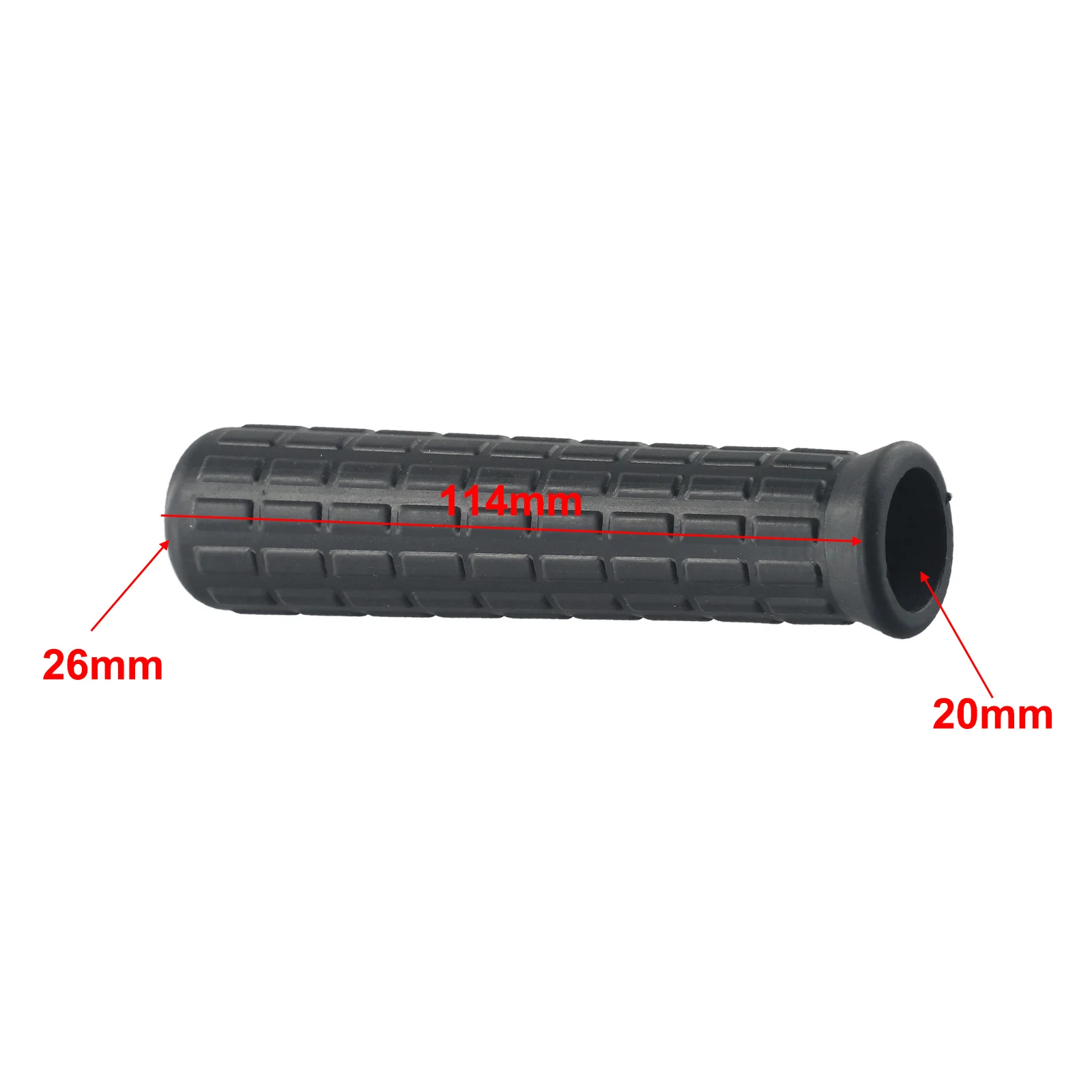 2 X Wheelbarrow Handles 30/32mm Wheelbarrow Universal Handles Round Tubes Black Replacement Handles Plastic Trolley Handle