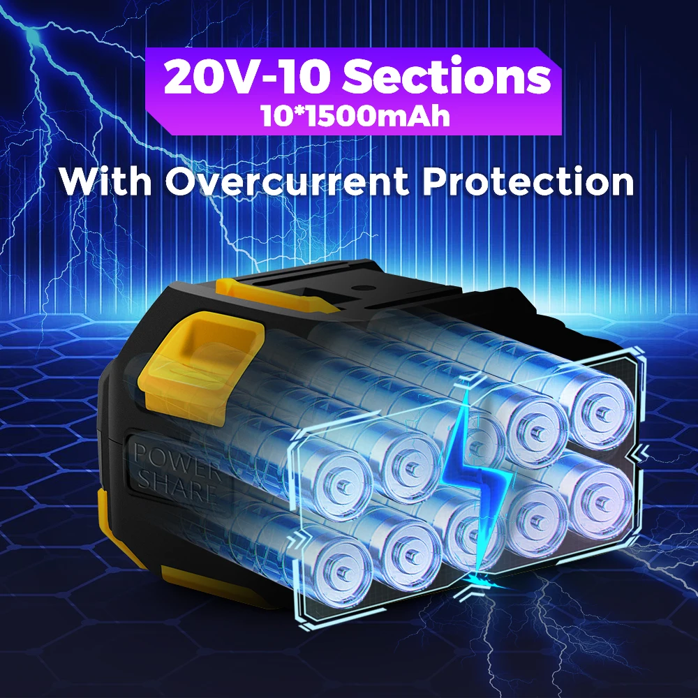 20V Rechargeable Replacement Lithium Ion Large Battery Upgraded High Capacity For Makita 18V Cordless Power Tool Battery rechargeable battery