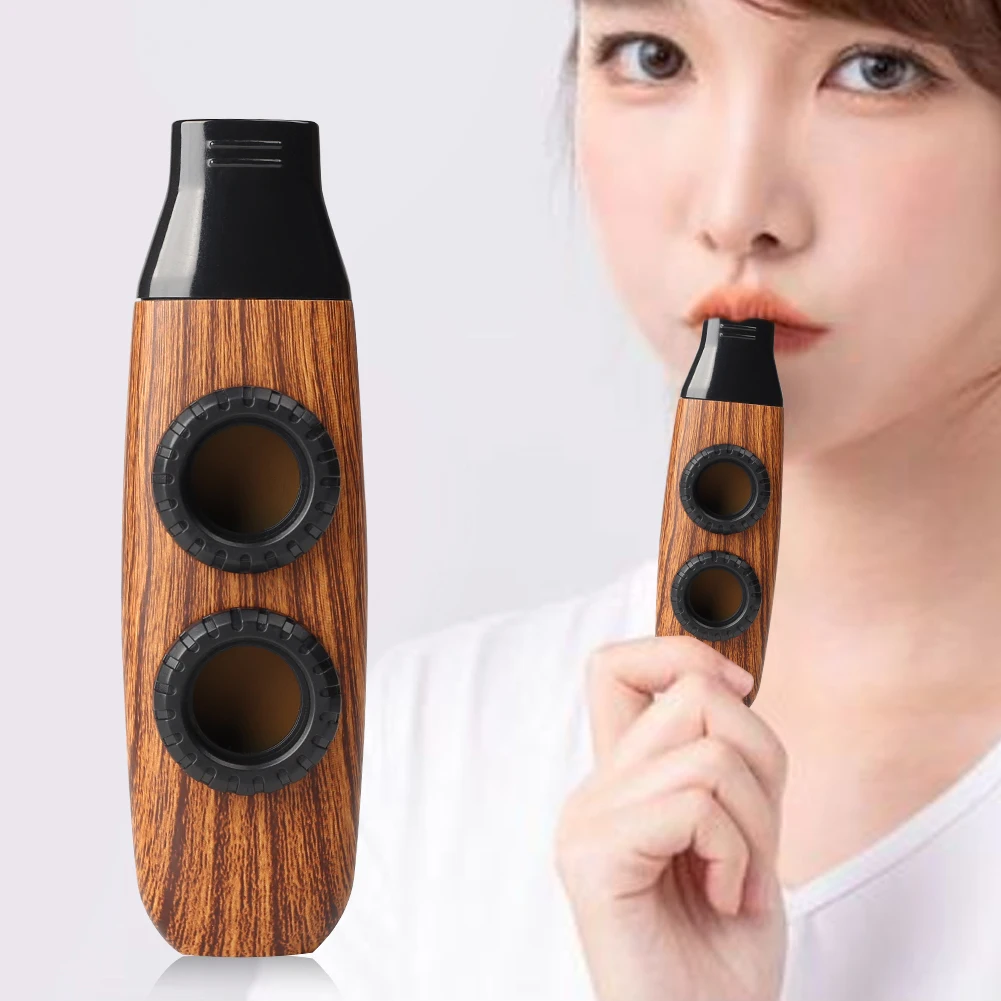 더블 홀 디자인 Kazoo 더블 필름 카즈, 우쿨렐레 기타 바이올린 반주, 휴대용 악기, 크리스마스 선물