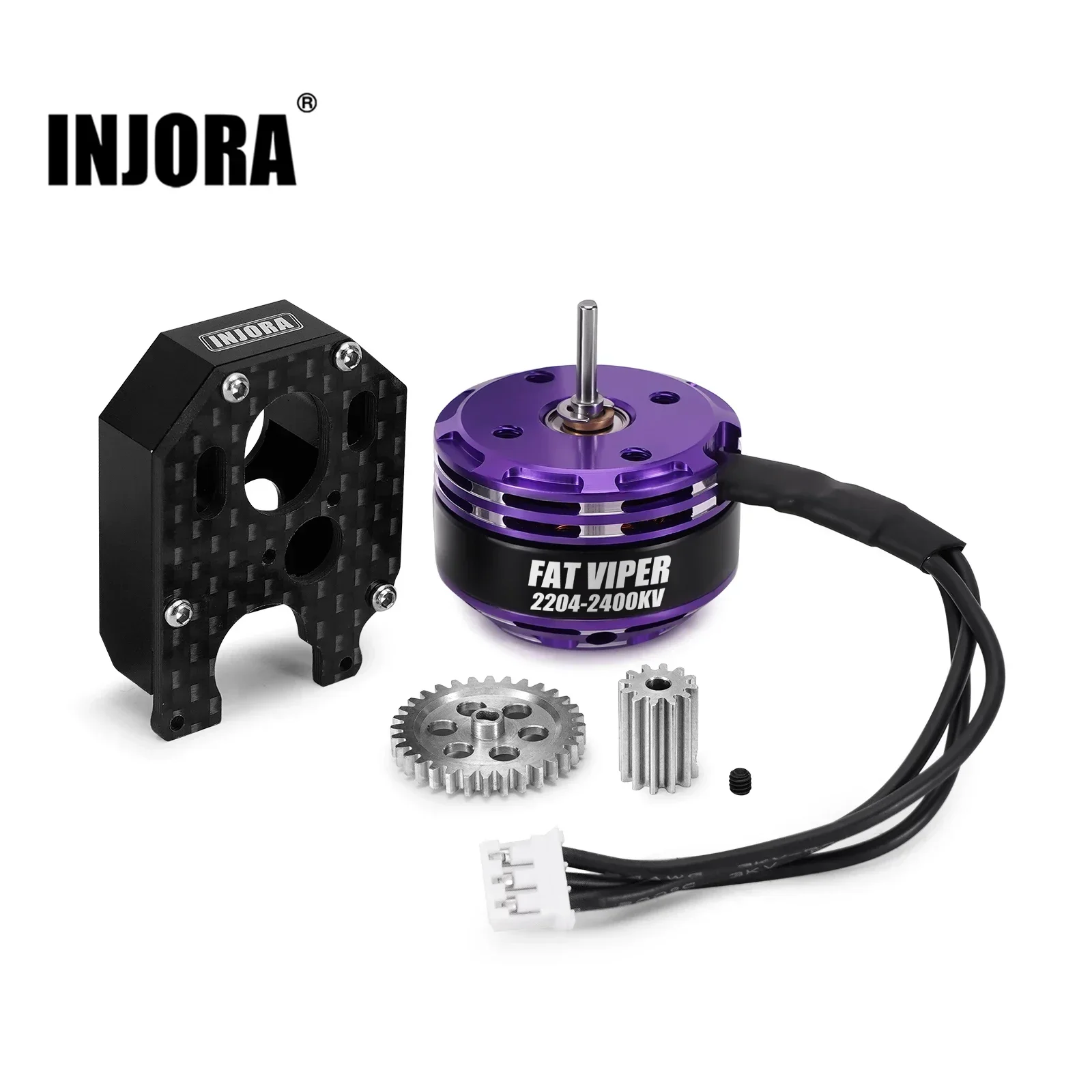 INJORA Amortiguador De Doble Barril Roscado De 2.008in De Largo Para Axial AX24 SCX24 Upgrade 124 Rc Crawler Rojo INJORA Amortiguador De Doble Barril Roscado De 2.008in De Largo Para Axial AX24 SCX24 Upgrade 124 Rc Crawler Rojo