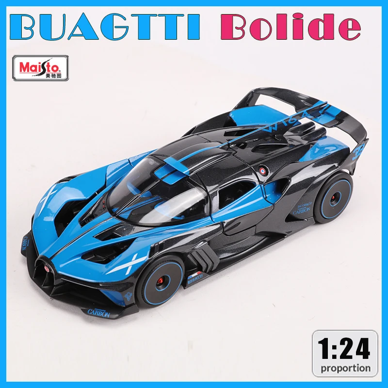 Maisto 1:24 Bugatti Bolide Supercar Simulazione Statica Die Cast Veicoli Modello Da Collezione Giocattoli Per Auto