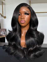 40 Inch Body Wave 13x6 Hd Lace Frontal Wig Human Hair 360 Brazilian Pre Plucked Lace For Women 13x4 Lace Front Wigs 250 Density 1