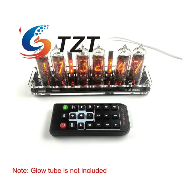 ニキシー管時計 NIXIE CLOCK IN-14 6桁 ケース付き ニキシー管時計 NIXIE CLOCK IN-14 6桁 ケース付き 6桁表示・ニキシー管