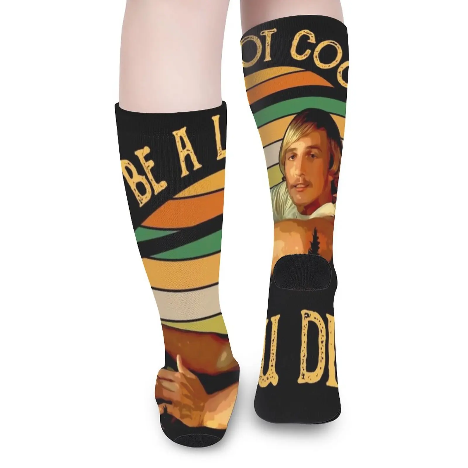 It'd Be A Lot Cooler If You Did Vintage Retro David #Wooderson Dazed and Confused Socks sport socks Funny socks woman Lots