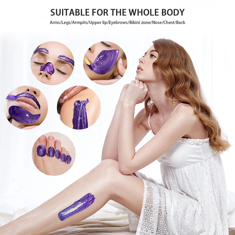 Wax Heater Electric Hair Removal Warmer Pot Machine Hands Feet Paraffin Wax Therapy Depilatory BeautyTool Adjustable Temperature 6