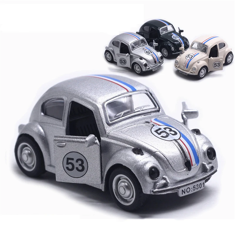 1 Piece Alloy Diecasts Toy Car Models Metal Vehicles Classical Openable Car Pull Back Collectable Toys For Children