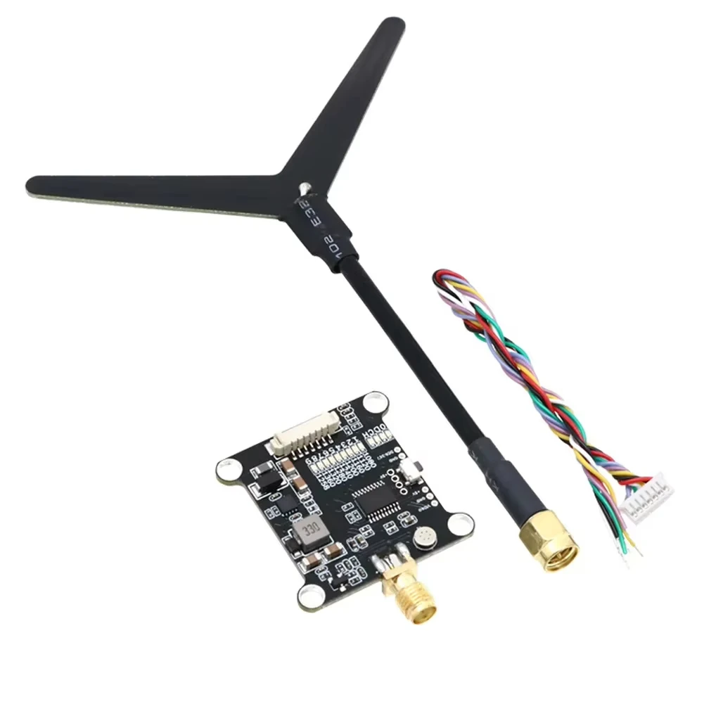 FPV Accessories LST 1.2Ghz 1W-2W 2-8S Switchable VTX Video Transmitter Module 1.2G 8Ch VRX Heat Dissipation Shell For Long Range FPV Drone