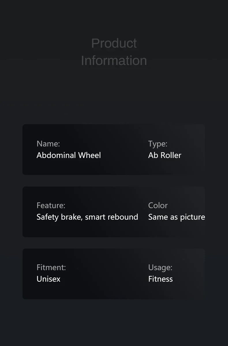 Neues Design, Smart Counting Ab Roller für das Core-Workout, automatisches Rückprall-Bauchrad mit Ellenbogenstütze_voghion.com