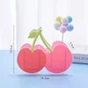Rainbow Cactus Shape Acrylic Pen Holder Cute Multi Compartments Pencil Box Kids Desktop Stationery Organizer Decoration 6