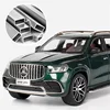 1/24 Maybach GLS class GLS63 Alloy Car Model Diecasts Metal Toy Car Model Collection Sound Light High Simulation Childrens Gifts 2