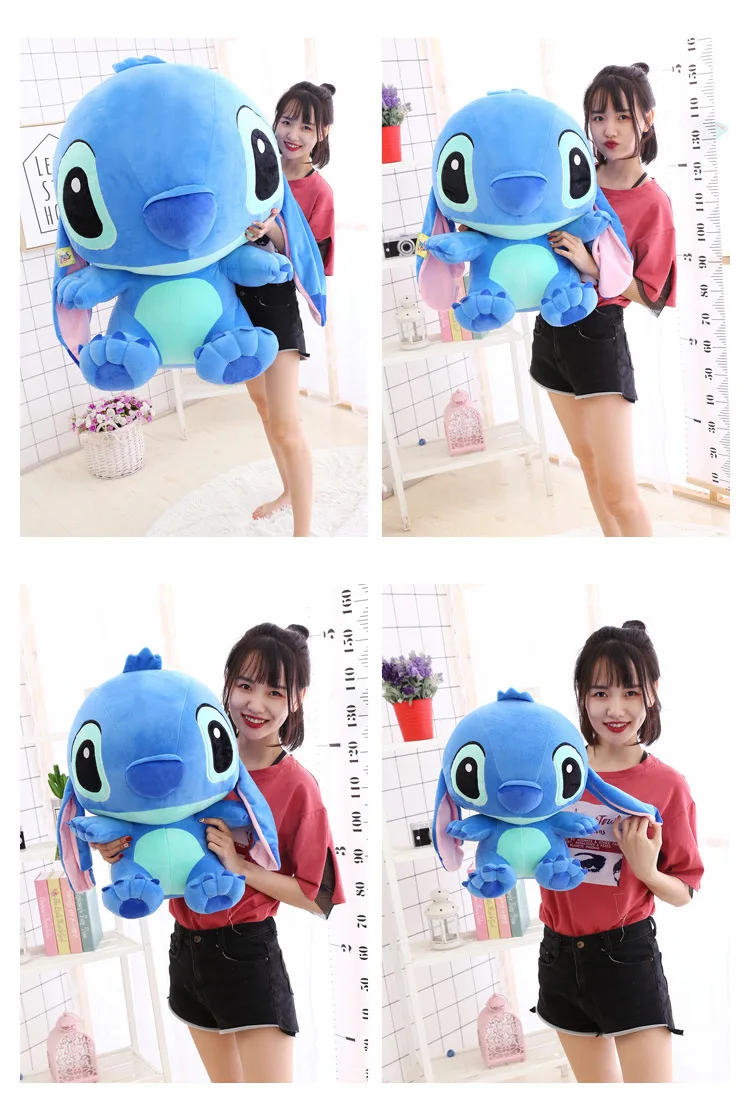 Disney-grand Oreiller En Peluche Stitch Pour Enfants, Jouet Beurre, Anime,  Dessin Animé, Doux, Kawaii, 35-65cm - Action & Figurines - AliExpress