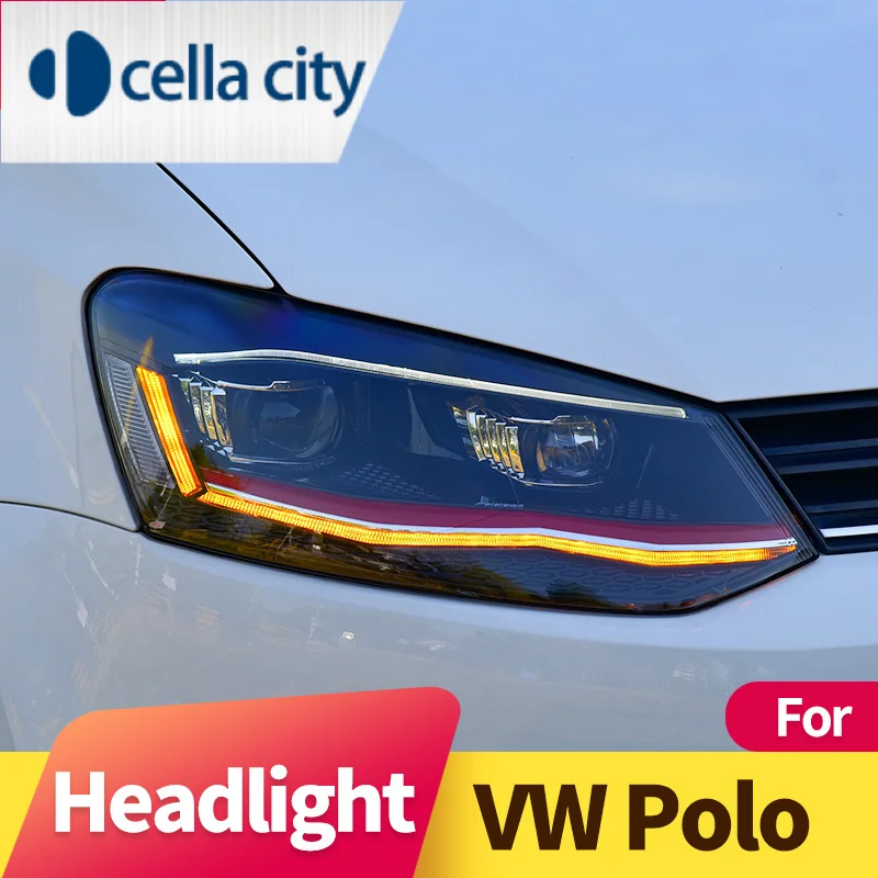 

Передняя фара в сборе для Volkswagen Polo 2012-2020 дюйма