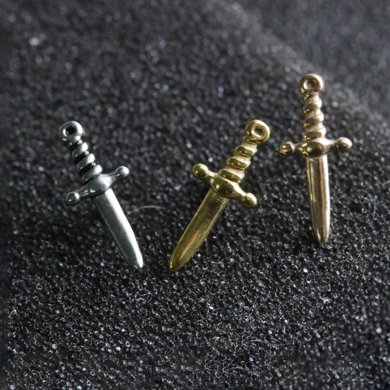 1pc Dagger Ear Stud Earring Stainless Steel Punk Cartilage