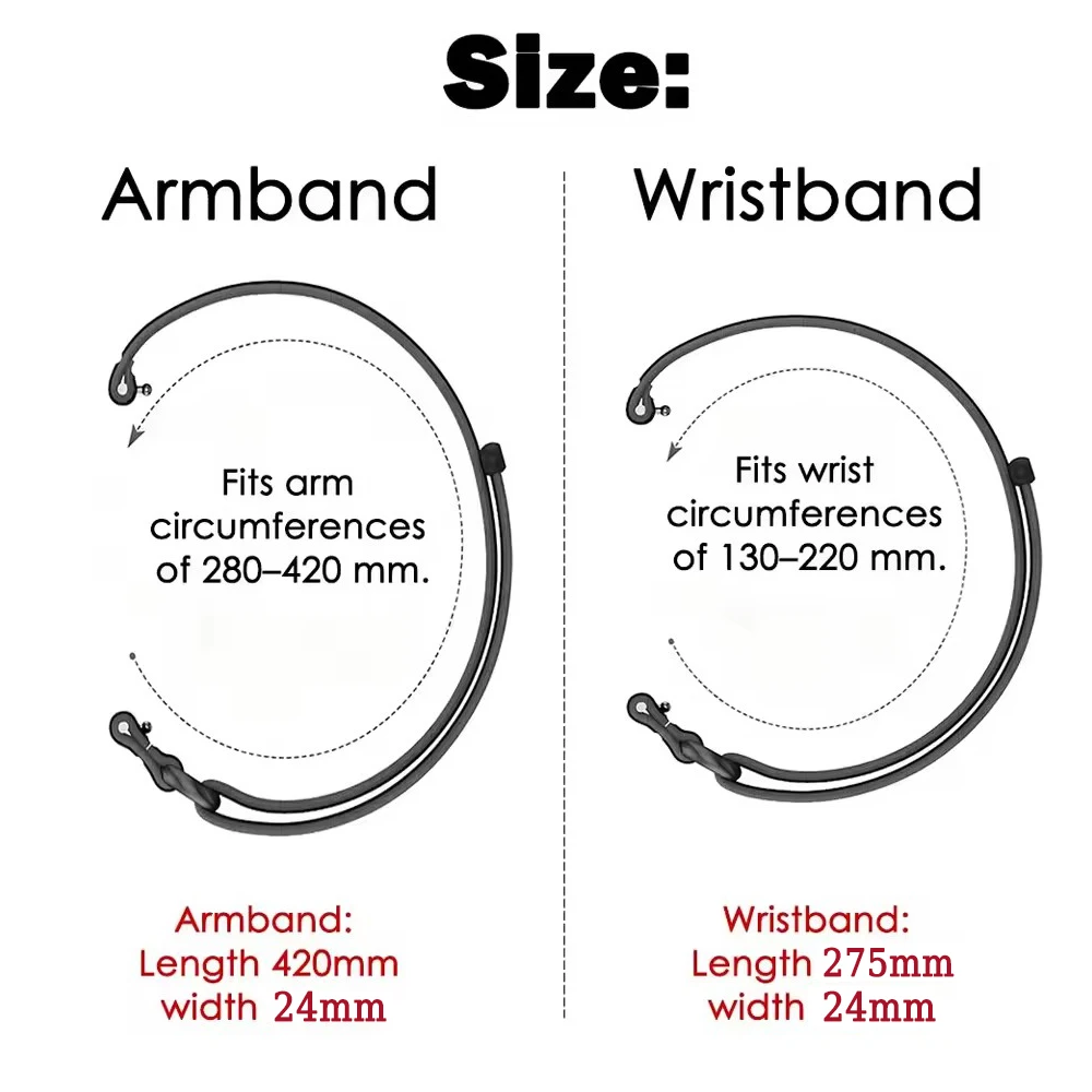 Breathable Adjustable Woven Loop Fitness Tracker Wristband