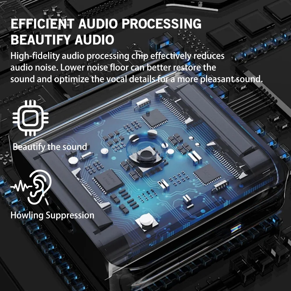 4 6 channels Audio mixer DJ karaoke Mixing Console USB Interface Sound Card BT 48V PC MP3 DJ Recording audio mixer audio interface