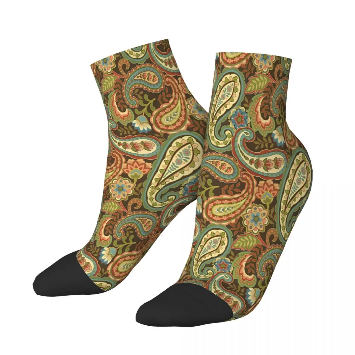 

Organic Paisley Babylon Water Drop Ankle Socks Male Mens Women Autumn Stockings Hip Hop