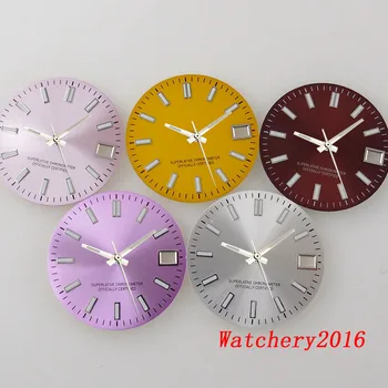 Cadran De Montre Vert Lumineux 28,5 Mm Pour Mouvement NH35/NH36 - Neuf Avec Étiquettes | Composant Horlogerie Modding