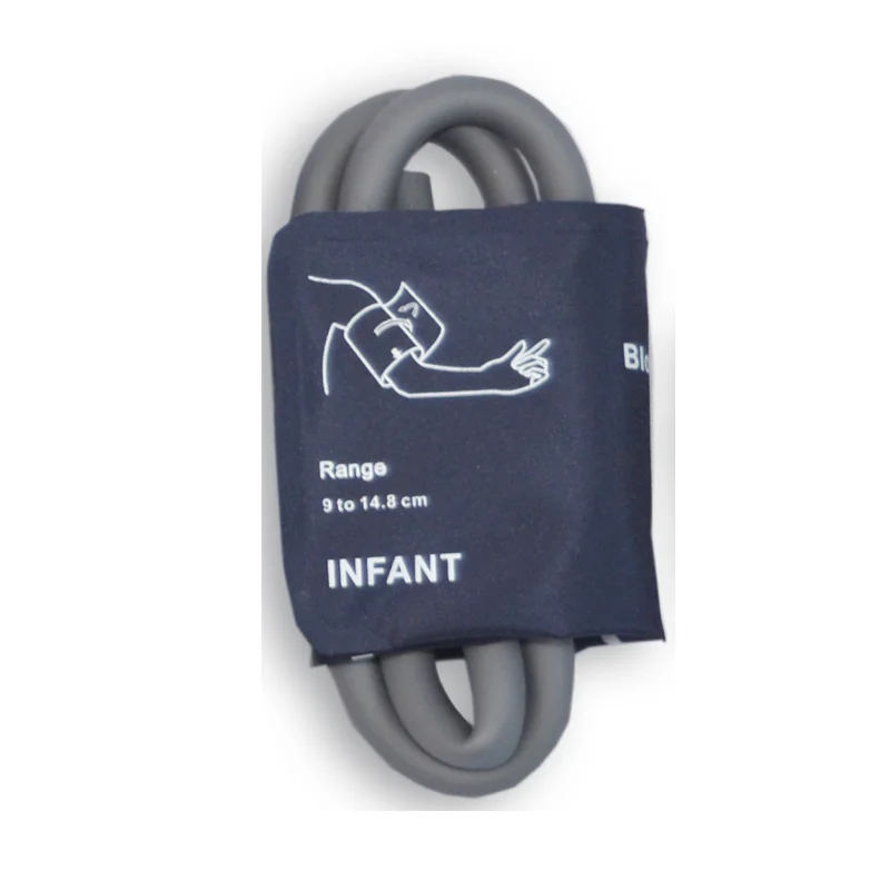 compatible nylon single/double pipe NIBP Cuff Kit for adult thick large adult child infant newborn blood pressure Cuff-Sa542ba572e204a7fa55899321cbe8f6bl-MPOWC