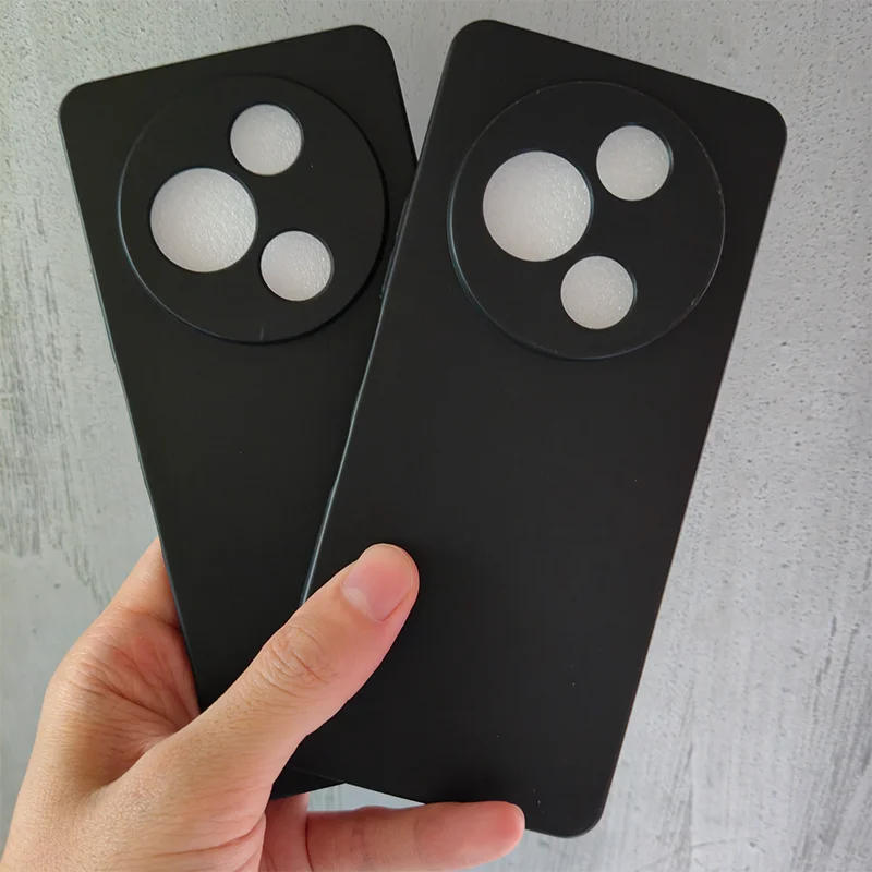 Enhanced Product Title:  
Soft Slim Black Matte Silicone Phone Case - TPU Back Cover