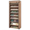 Multilayer Nonwoven Fabric Detachable Shoe Rack Dustproof Shoe Cabinet Home Standing Holder Shoes Organizer Space-Saving Stand 2