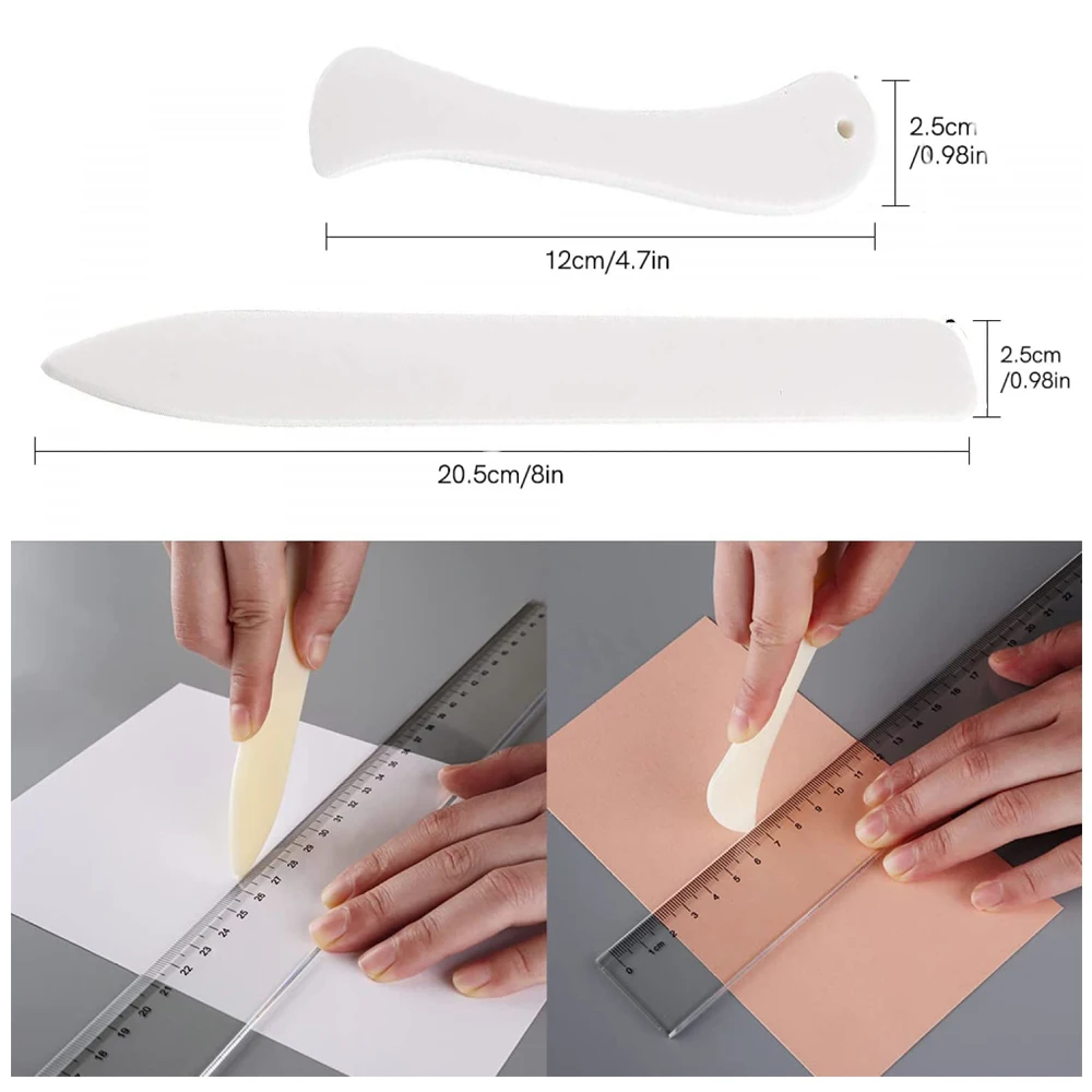 Framer Supply Genuine Burnishing Bone Folder & Scoring Tool, 8 Long