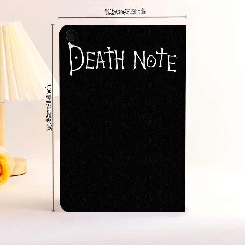 Anime-Inspired Cool Art Tablet Case - Death Note Design