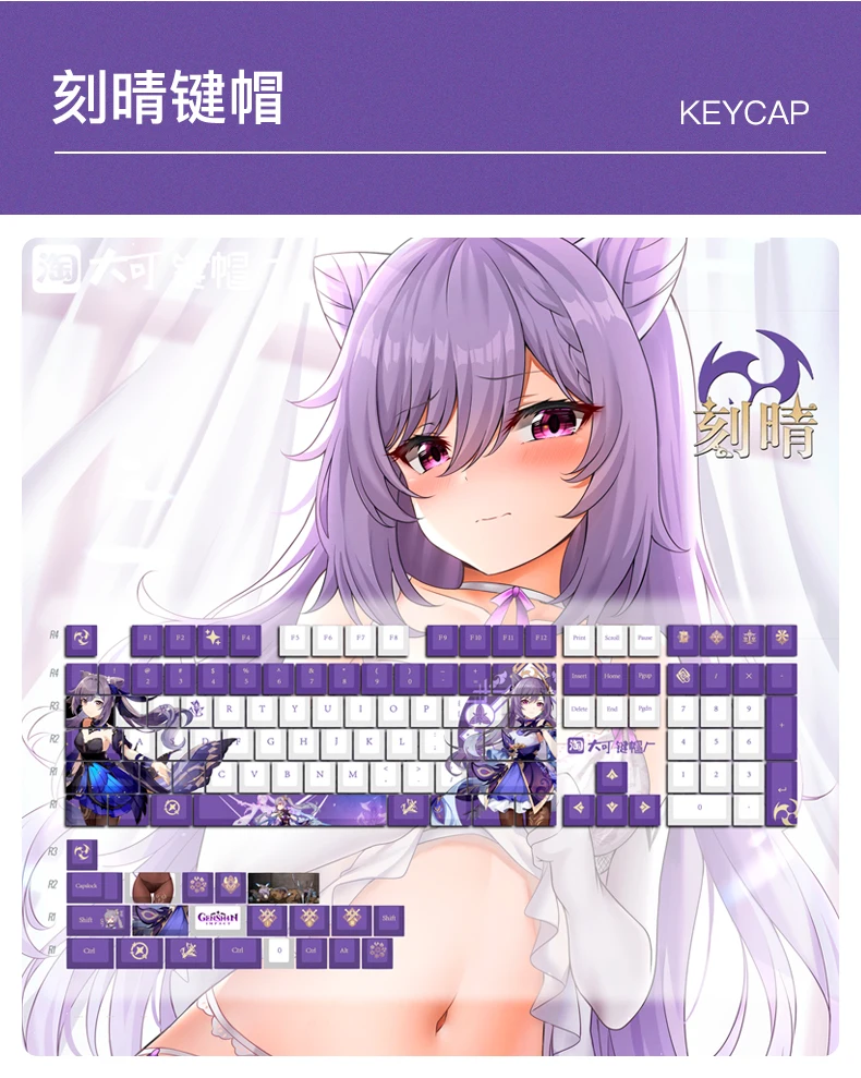 Cap Teclado do jogo, Perfil cereja, 129