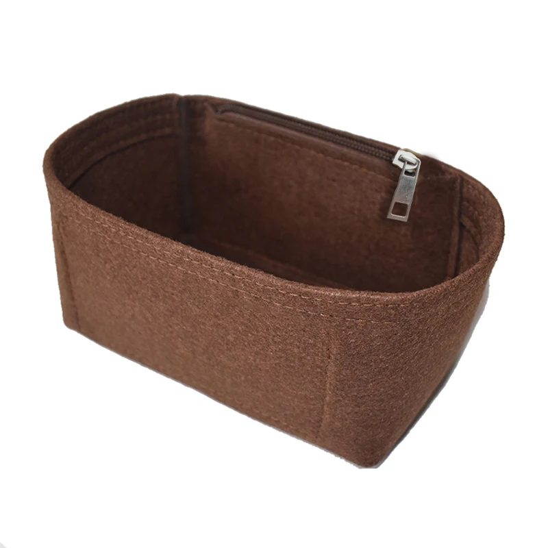 Felt Bags Liner With Phone Pocket,Handbag Tote Inner Pouch Shaper,Purse Organizer Insert For Ce Line Belt Bag Nano Pico
