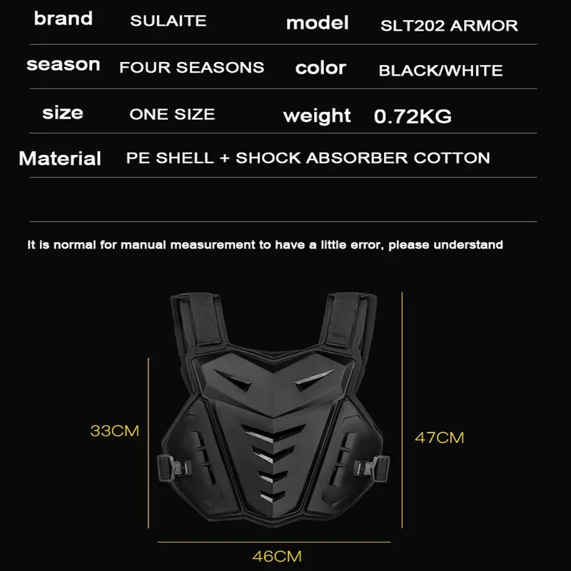 Body Protector Motorcycle Jackets Motorcycle Back Protector Motorcycle Body Armor Motorcycle Armor Vest Motorcycle Armor Motorcycle Armor Pads Motorcycle Armor Accessories Motocross Body Armor Motorcycle Jacket Motocross Moto Vest Back Chest Protector Off-Road Dirt Bike Protective Gear