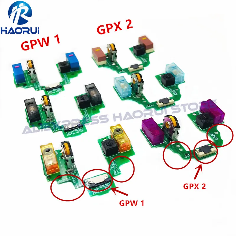 Mouse Key Board Botão Pcb para Logitech Gpw Gpx Soldagem Livre g Pro sem Fio Gpro x Superlight Acessórios Montagem Micro Interruptor