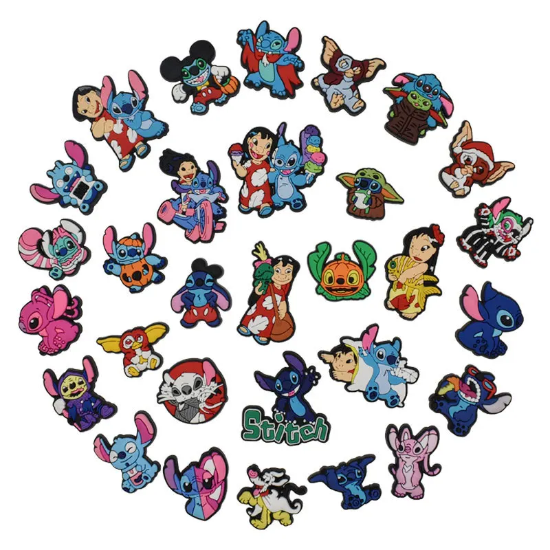 17pcs/lot Pack Sale Cool Halloween Micky Mouse for Crocs Charms for Croc  shoe Accessories Kid