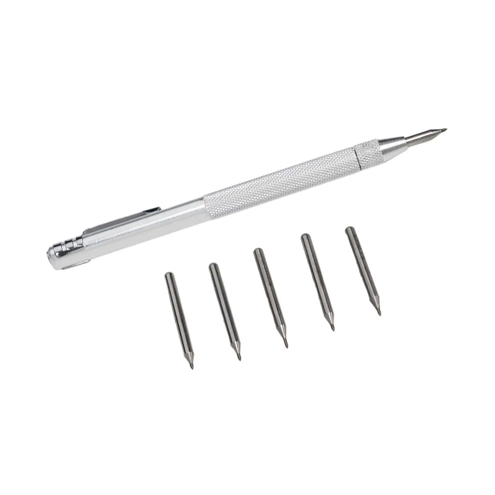 1 Set Scriber Pen Hand Tools Replacement Carbide Tip Scriber Pen Tungsten Carbide Engraving Metal Sheet High Quality