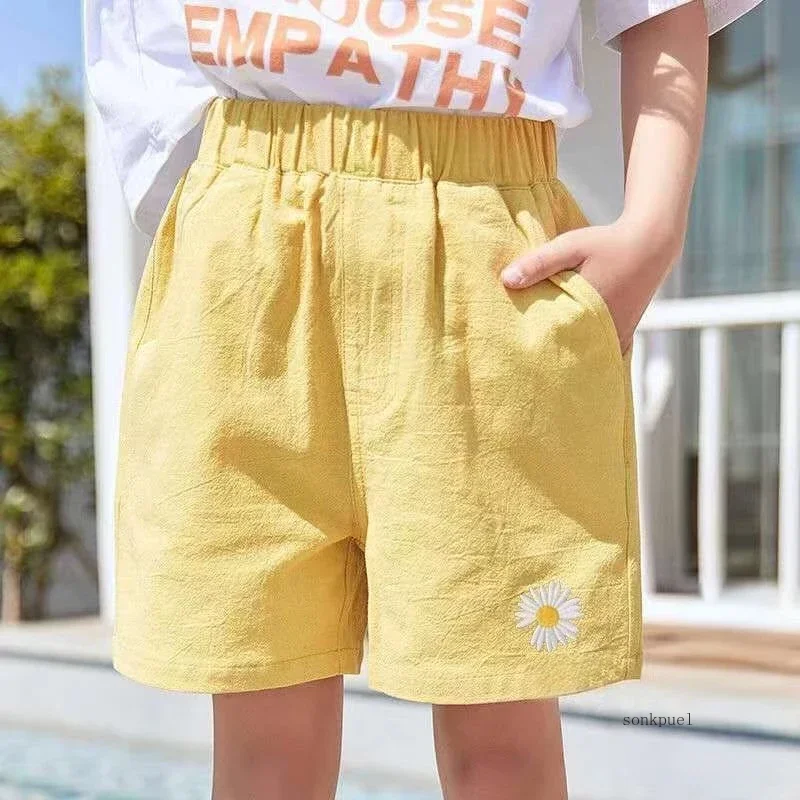 Summer Kids Girls Shorts Baby Thin Flower Short Pant Trousers Children's Korean Girls Style Casual Clothing 2-12Yrs kids shorts kids trousers