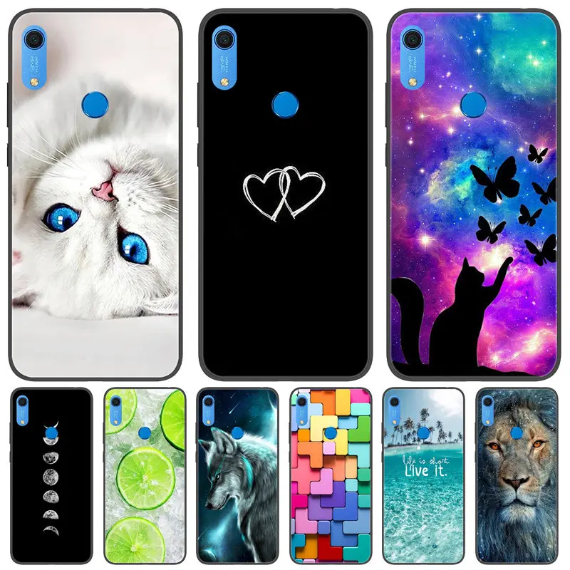 Per Huawei Honor 8A Custodia Honor8A Prime Cover Custodie Morbide In Silicone Per Honor 8A Jat-Lx1 Honor 8A Pro Jat-L41 Paraurti Nero